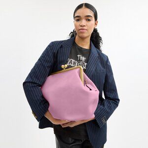 Coach Large Kisslock Frame Bag Designer Crossbody